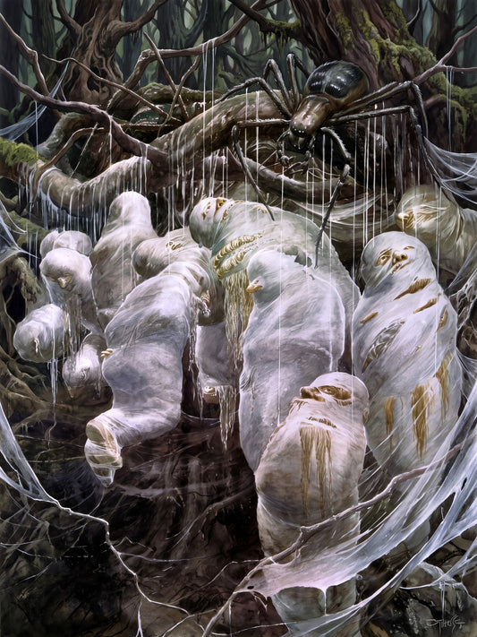 Flies and Spiders Lord of The Rings by Alan Lee (1997) Poster