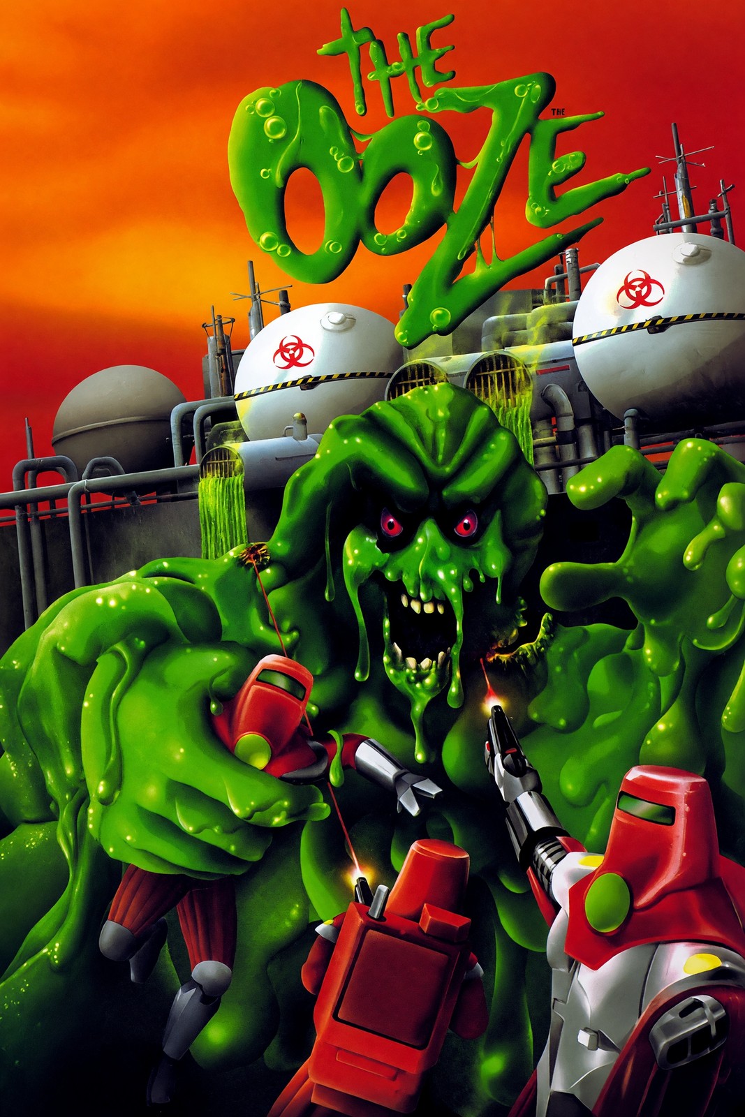 The Ooze Poster – Toxic Slime Monster Video Game Art Wall Art Decor