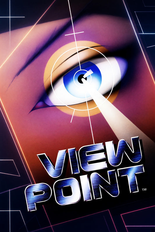 Viewpoint Poster – Futuristic Eye Targeting Sci-Fi Artwork Wall Art Decor