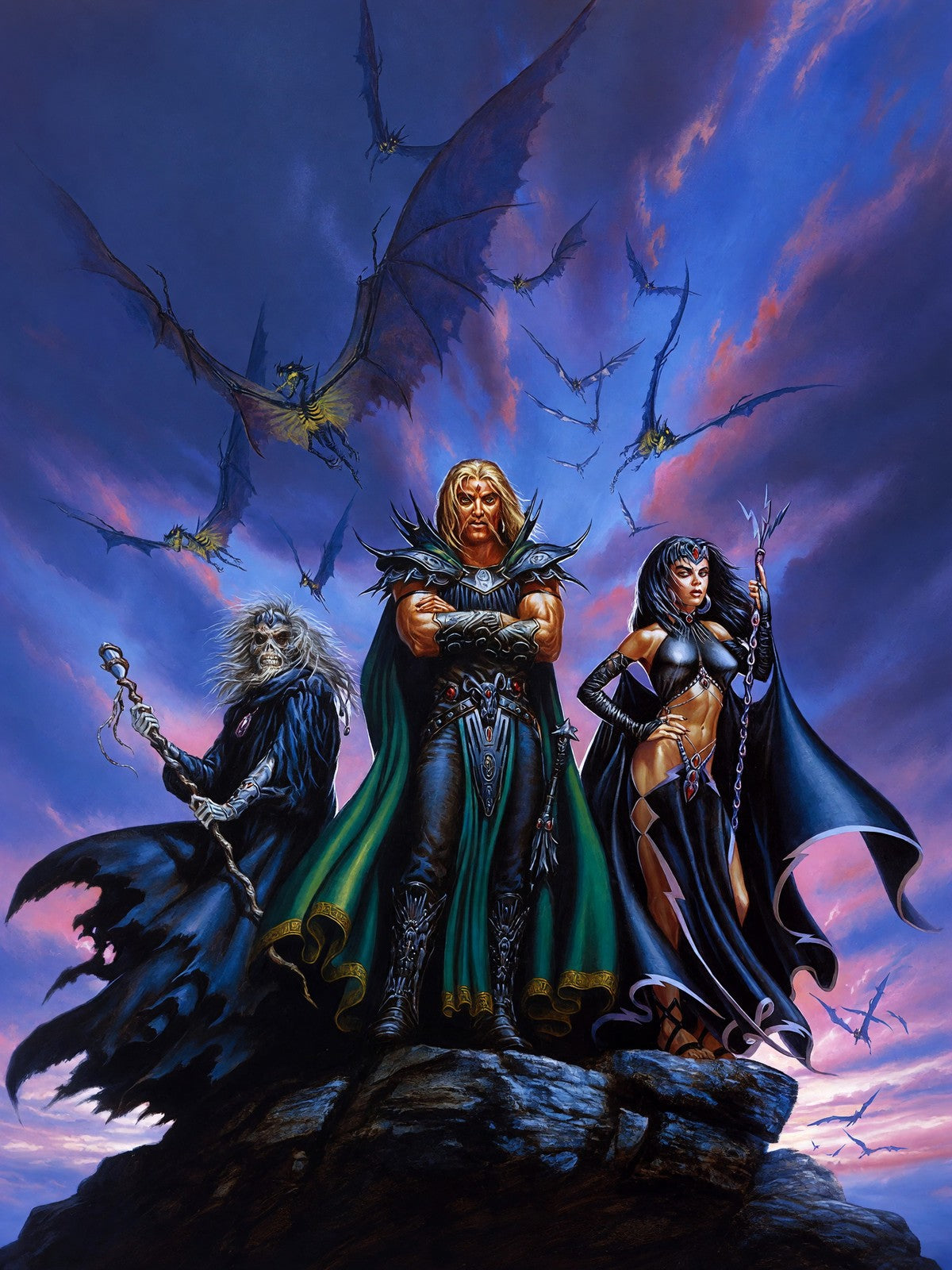 Villains Lorebook Poster – Todd Lockwood D&D Dark Fantasy Art Print 1998