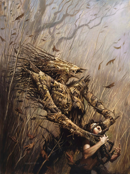 Spell Rune Golem Poster – Todd Lockwood D&D Monster Fantasy Art Print 1999