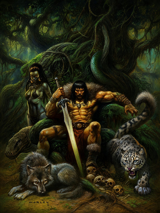 THE SAVAGE SWORD OF CONAN POSTER – ALEX HORLEY 2024 COVER ART