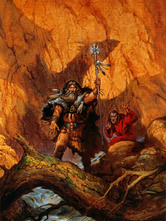 Spear for the Dragon by Jeff Easley (1982) Fantasy Poster Wall Art Decor