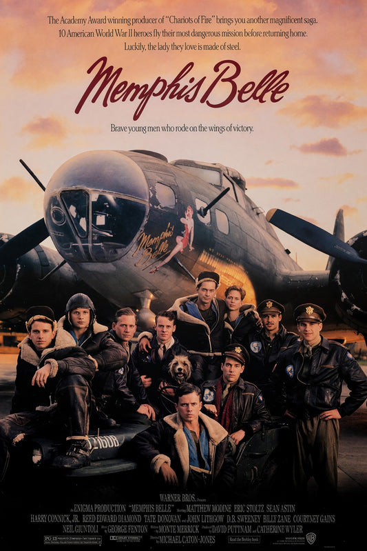 Memphis Belle 1990 Movie Poster - WWII Aviation Drama