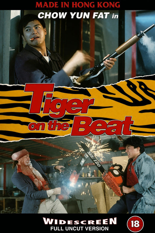 Tiger on the Beat 1988 Movie Poster – Chow Yun Fat Action Wall Art Decor