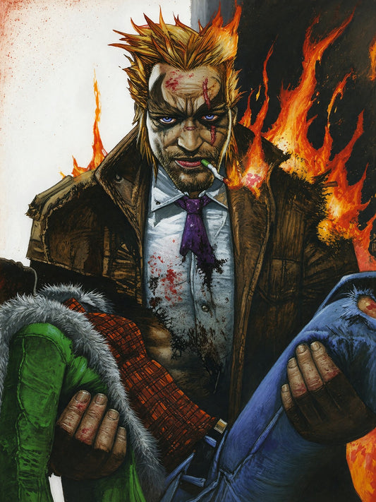 SIMON BISLEY HELLBLAZER JOHN CONSTANTINE POSTER 2012 Wall Art Decor