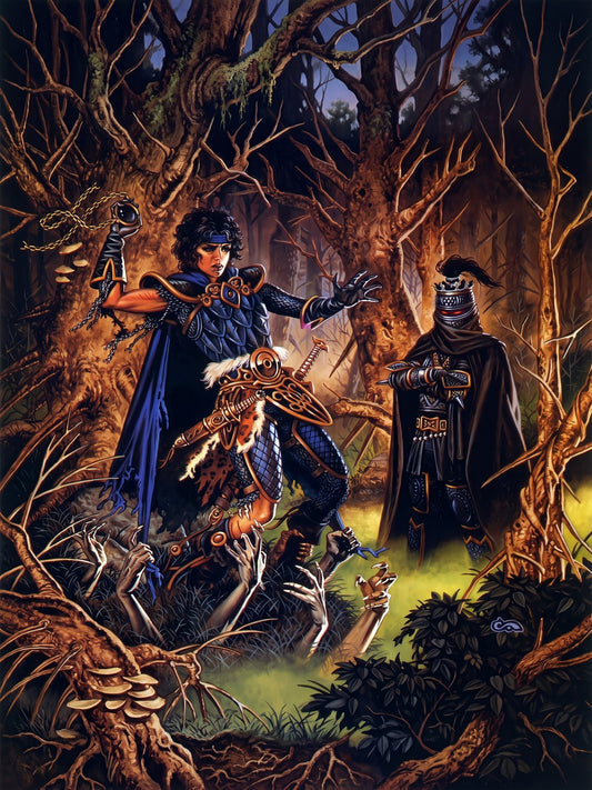HANDS OF DOOM BY CLYDE CALDWELL POSTER D&D FANTASY WALLART RPG VIBRANT