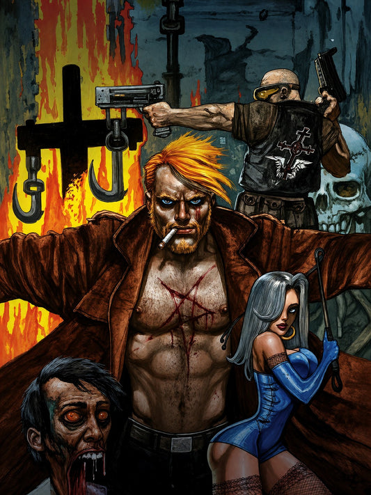 SIMON BISLEY HELLBLAZER VOL. 15 HIGHWATER POSTER 2017 Wall Art Decor