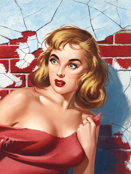 Edward Valigursky Blonde Cargo 1958 Poster – Vintage Pulp Art Wall Art Decor