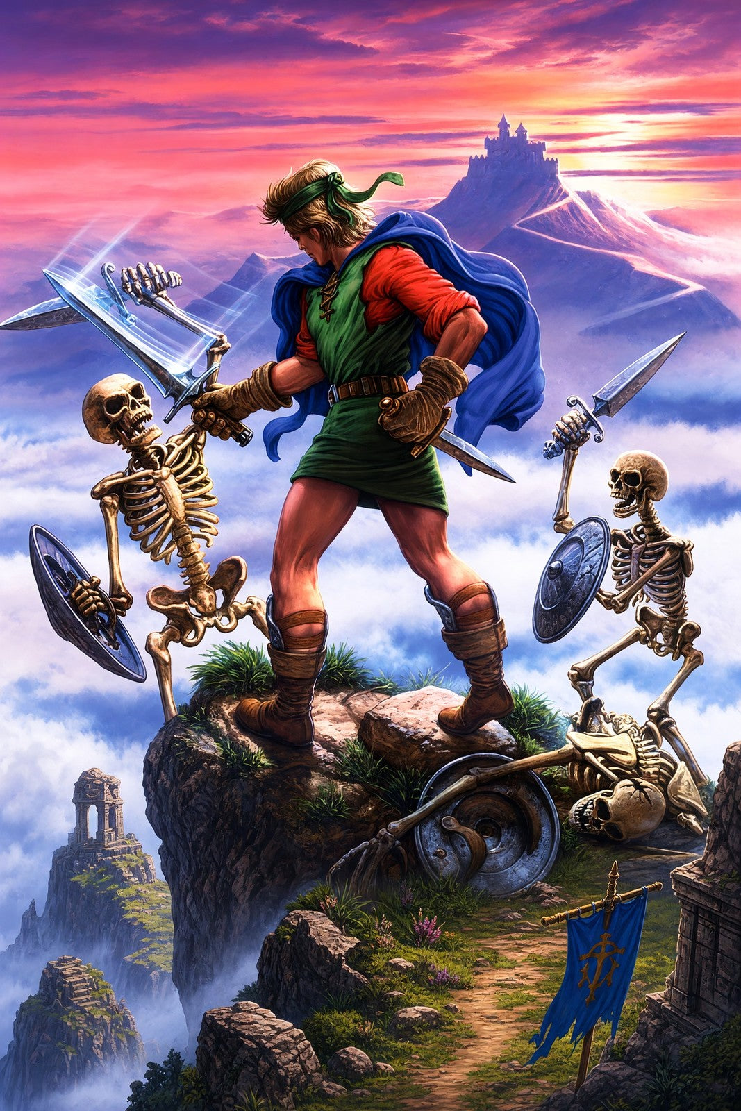 Shining Force Poster - Fantasy Tactics RPG Retro Game Art Wall Art