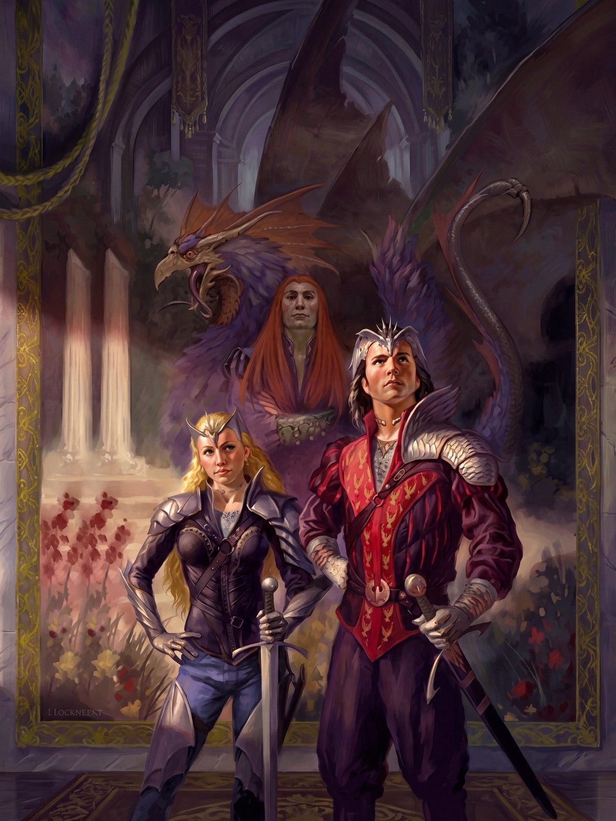 The Mirror Prince Poster – Todd Lockwood Fantasy Sword Art Print 2006