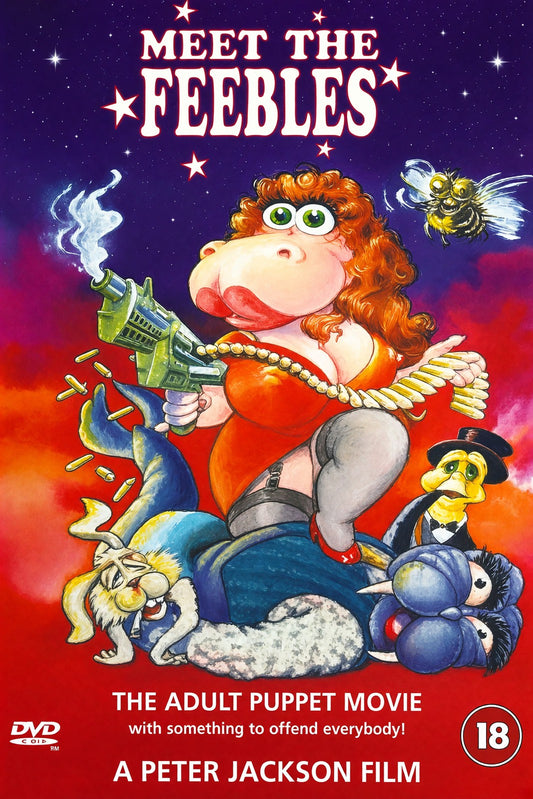Meet The Feebles 1989 Movie Poster – Adult Puppet Film by Peter Jackson