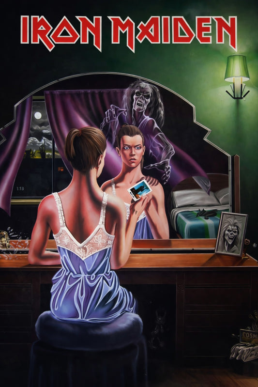 Iron Maiden - Twilight Zone Album Poster - Heavy Metal Art