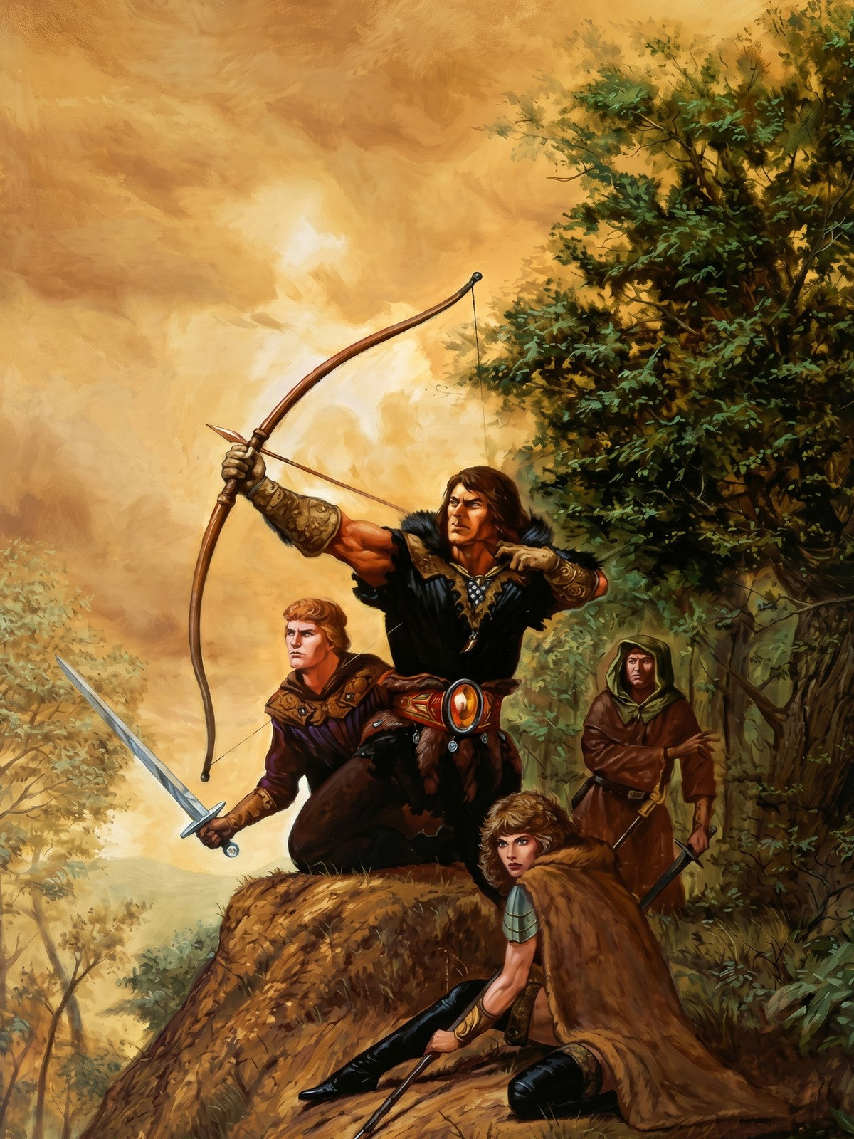 Jeff Easley Shadowdale 1980 Fantasy Adventure Poster Wall Art Decor