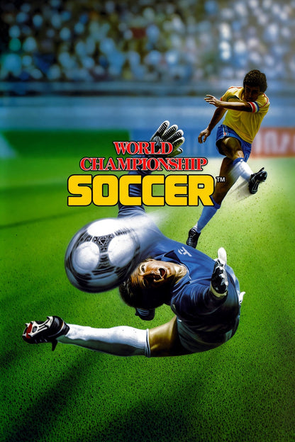 World Championship Soccer Poster – Dynamic Athletes in Action Wall Art Decor