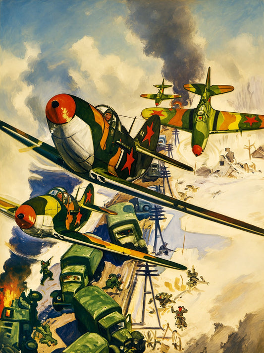 Ranger Wings by Rudolph Belarski 1943 Poster – WWII Military Aviation Art