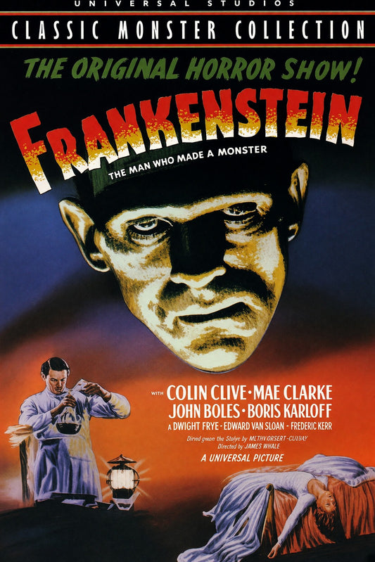 Frankenstein Classic Monster Collection Poster 1931 Horror Wall Art Decor