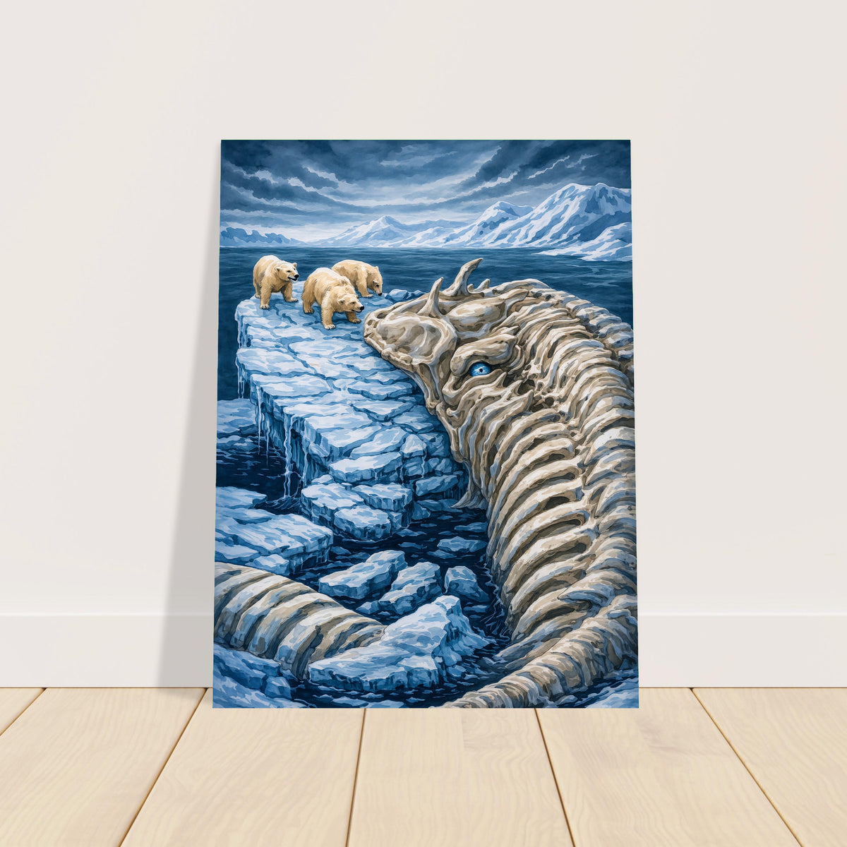 MAGIC THE GATHERING POSTER – POLAR KRAKEN FROZEN SEA MONSTER ART 2