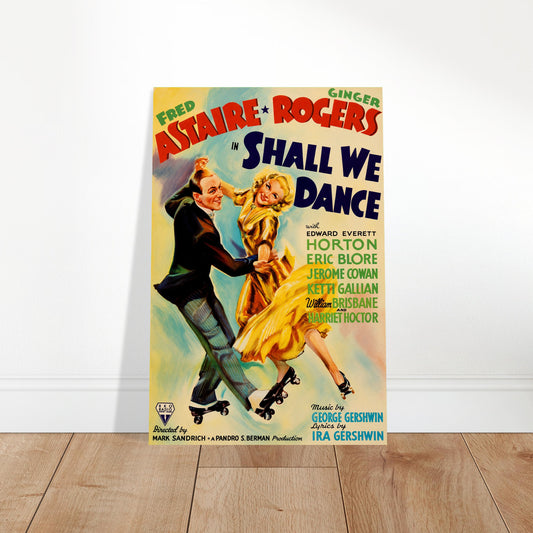 Shall We Dance 1937 Movie Poster – Classic Musical Film Art Wall Print 2