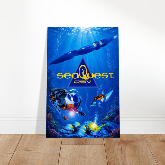 SeaQuest DSV Underwater Exploration Poster – Sci-Fi Adventure Wall Art Decor 2