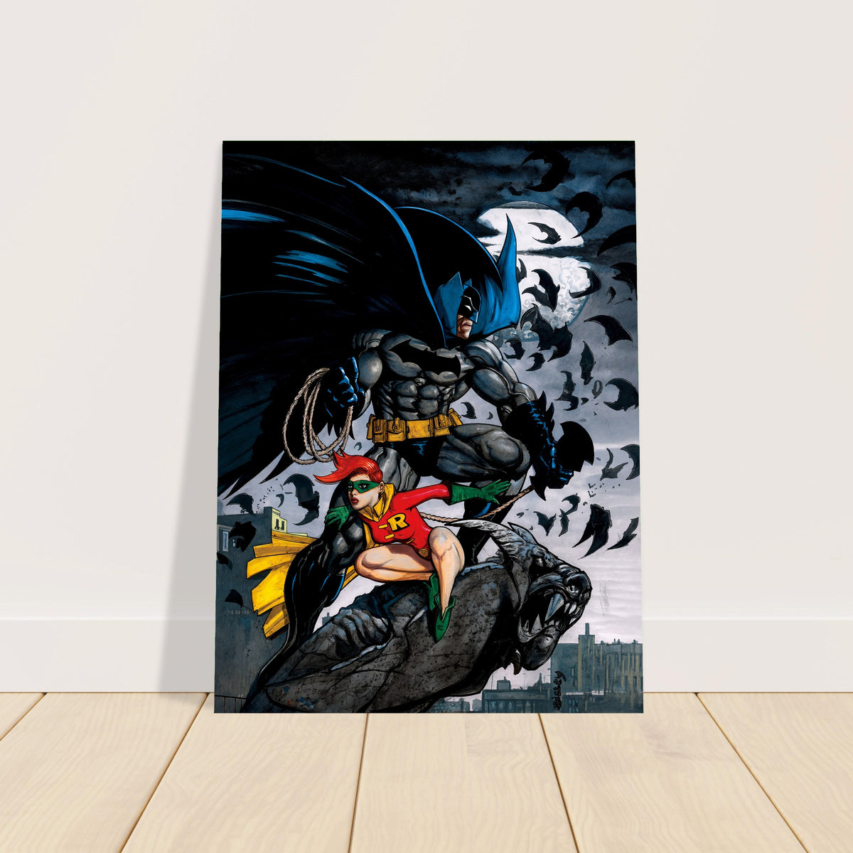 SIMON BISLEY DARK KNIGHT III POSTER – BATMAN & ROBIN GOTHAM CITY Wall Art Decor 2