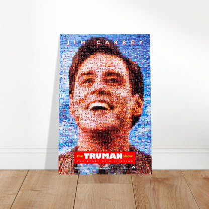 The Truman Show 1998 Movie Poster – Iconic Mosaic Portrait Wall Art Decor 2