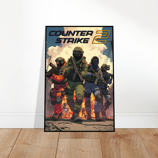 Counter-Strike 2 Tactical Team Poster - Kore Art Studios 2023 Wall Art Decor 2