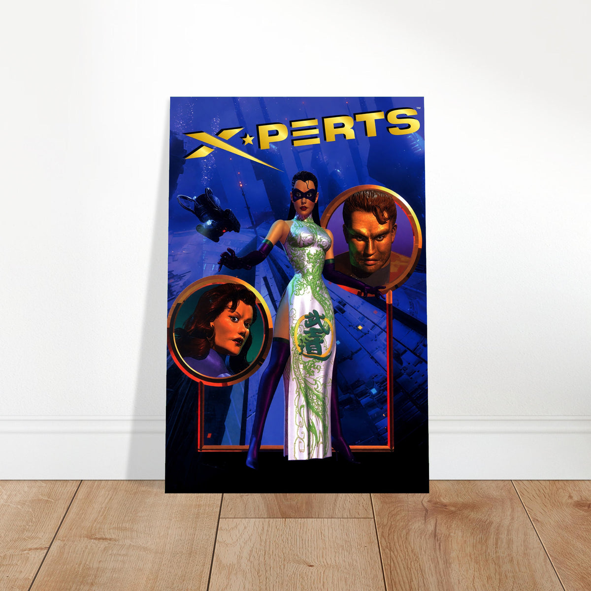 X-Perts Sci-Fi Spy Poster – Retro Action Adventure 1990s Art Wall Art Decor 2