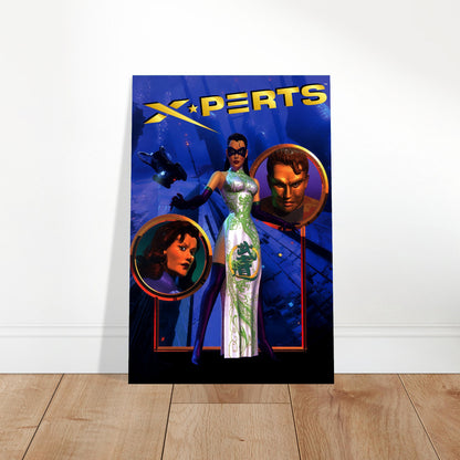 X-Perts Sci-Fi Spy Poster – Retro Action Adventure 1990s Art Wall Art Decor 2