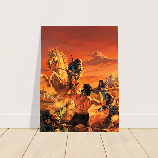 Planet of the Apes #2 by Bob Larkin (1974) Poster - Sci-Fi 2