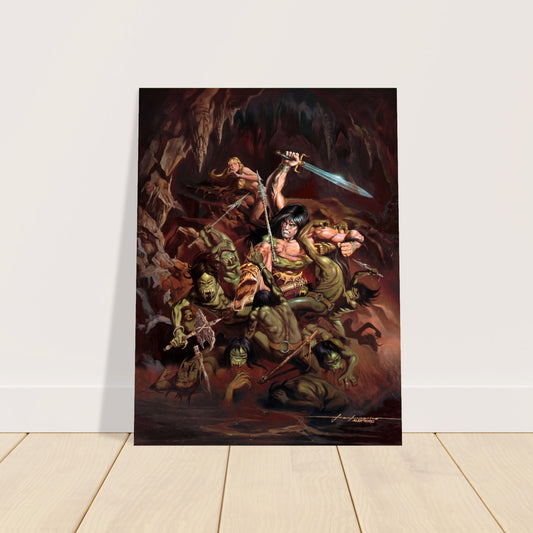 Alex Nino Conan the Barbarian Savage Sword #6 Cover Poster 1975 Wall Art Decor 2