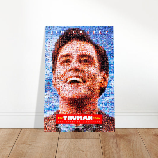 The Truman Show 1998 Movie Poster – Iconic Mosaic Portrait Wall Art Decor 2