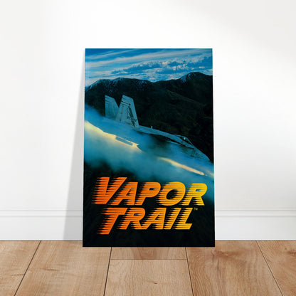 Vapor Trail Fighter Jet Poster – Retro Action Flight Game Art Wall Art Decor 2