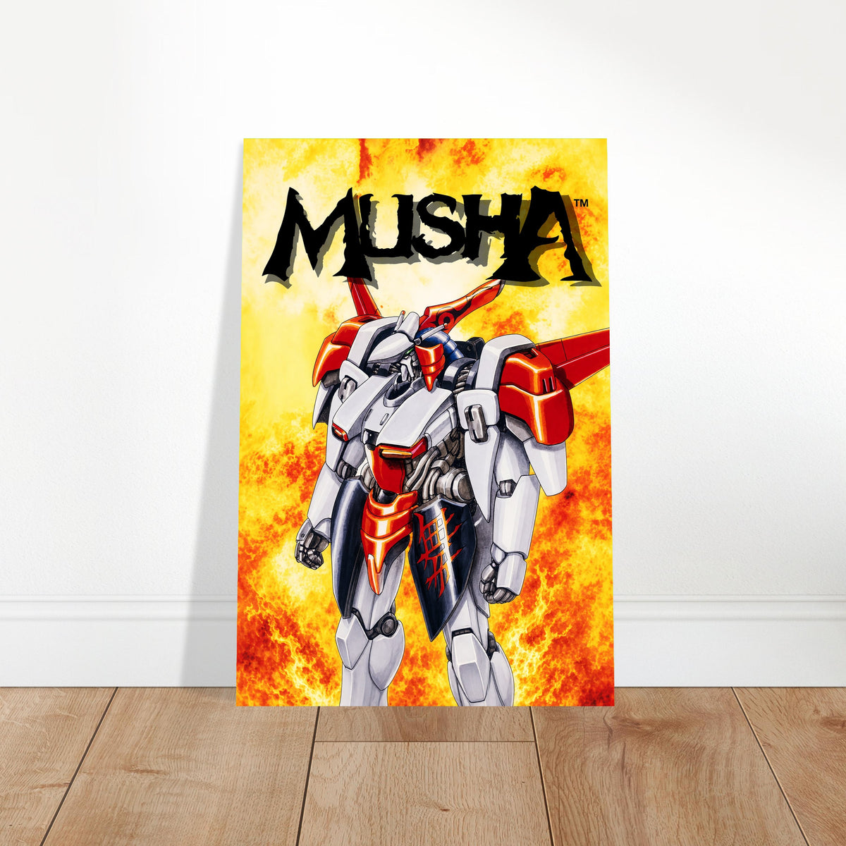 M.U.S.H.A. MUSHA Poster - Mecha Robot Shmup Retro Game Art Wall Art Decor 2