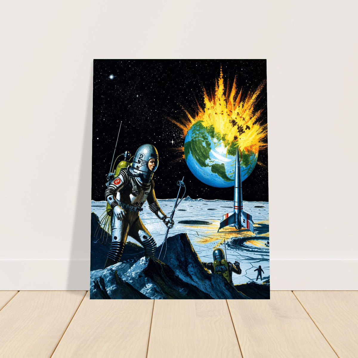 Edward Valigursky Amazing Science Fiction Stories Poster 1958 Wall Art Decor 2
