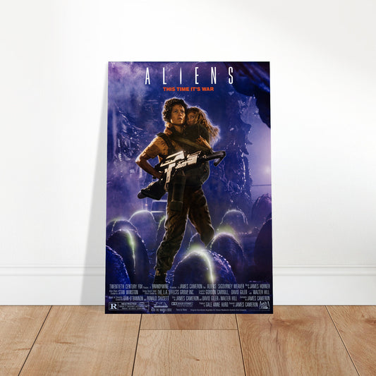Aliens 1986 Movie Poster - Sci-Fi Classic Action Film Art 2