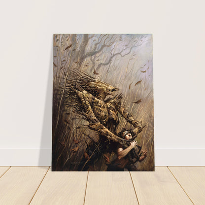 Spell Rune Golem Poster – Todd Lockwood D&D Monster Fantasy Art Print 1999 2