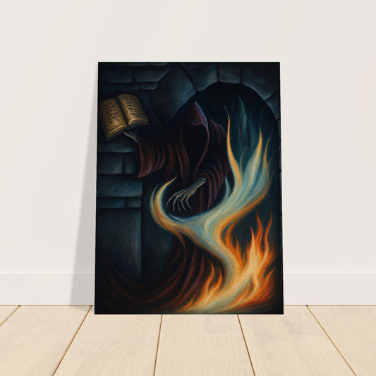 DARK RITUAL MAGIC THE GATHERING INSPIRED DEATH REAPER FLAME MANA POSTER 2