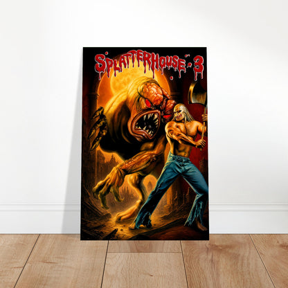 Splatterhouse 3 Poster – Demon Monster Warrior Battle Art Wall Art Decor 2
