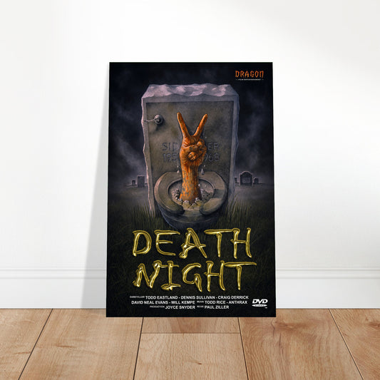Death Night Movie Poster – Horror Cemetery Tribute 2000 Wall Art Decor 2