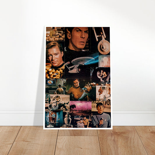 Star Trek Collage Poster – Dargis Associates Commercial Print (1976) 2