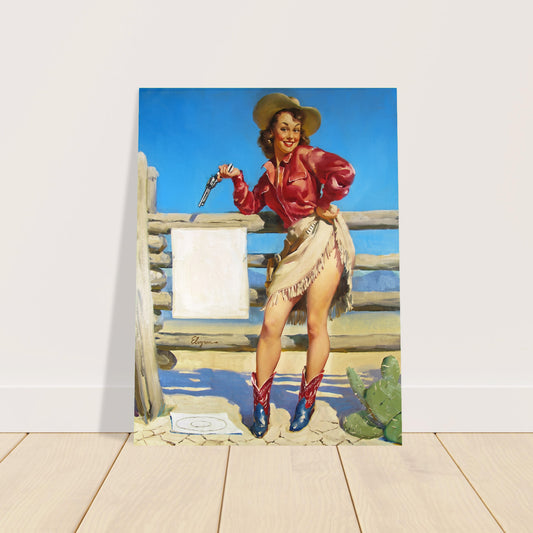 Beat That! by Gil Elvgren (1953) Vintage Pin-Up Poster 2