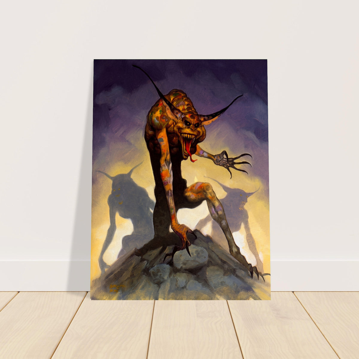 Gerald Brom The Demon Hordeh 1991 Poster – Dark Fantasy Horror Art 2