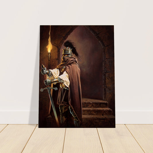 KNIGHT OF THE BLACK ROSE BY CLYDE CALDWELL POSTER D&D WALLART RPG 2