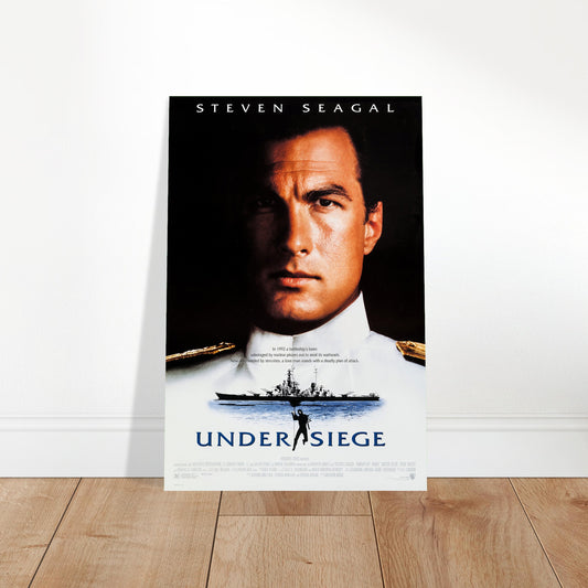 Under Siege 1992 Movie Poster – 90s Action Thriller Classic Wall Art Print 2