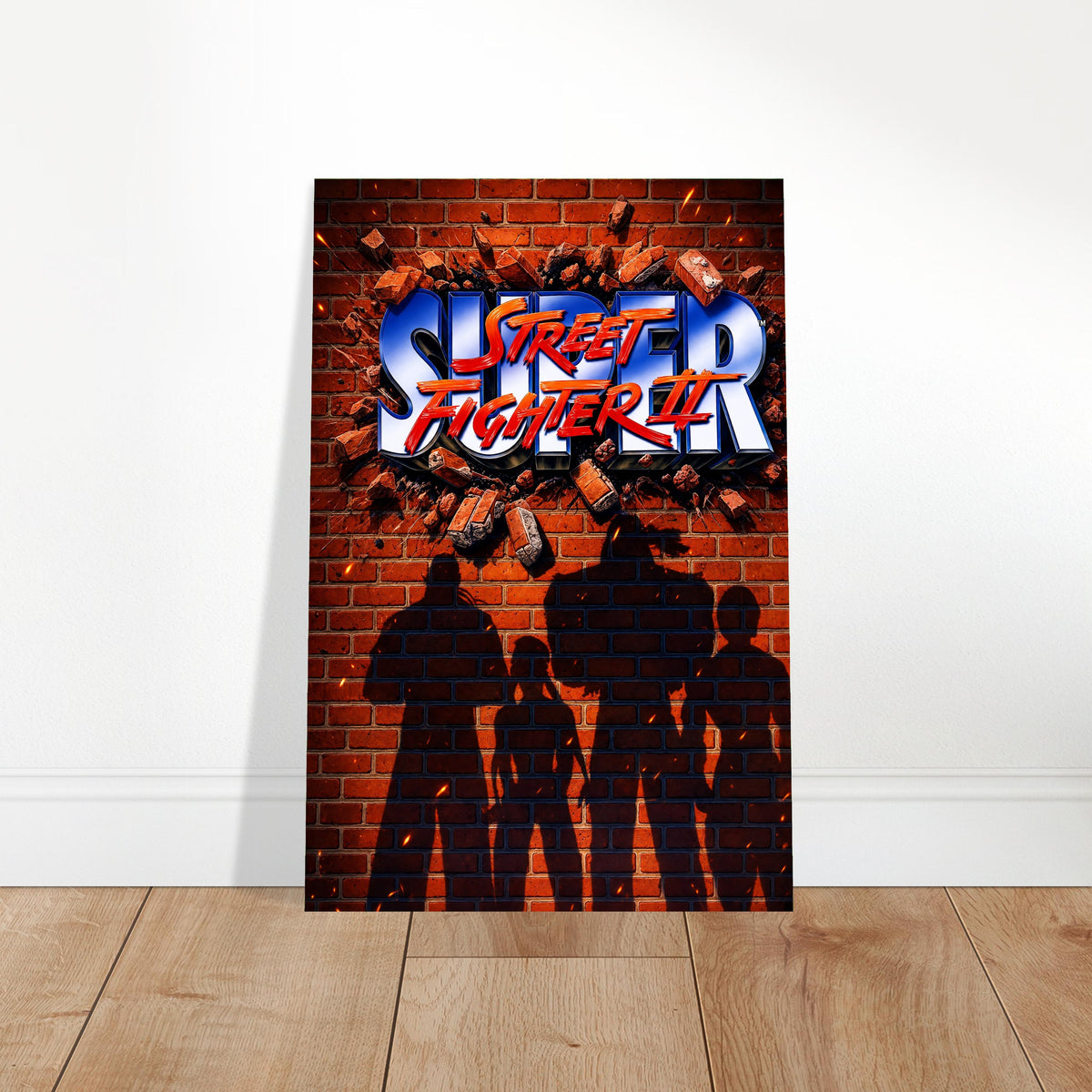 Super Street Fighter II Poster - The New Challengers Arcade Game Art 2