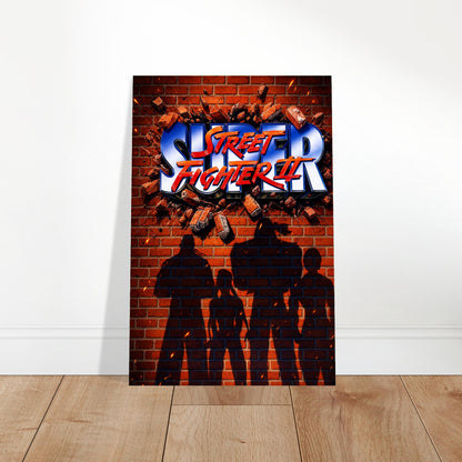 Super Street Fighter II Poster - The New Challengers Arcade Game Art 2