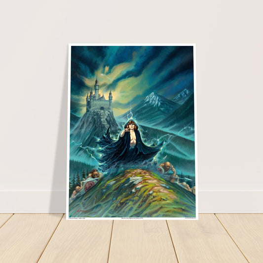 Larry Elmore Warriors of the Night Fantasy Art Poster Gothic Sorcery 1979 2