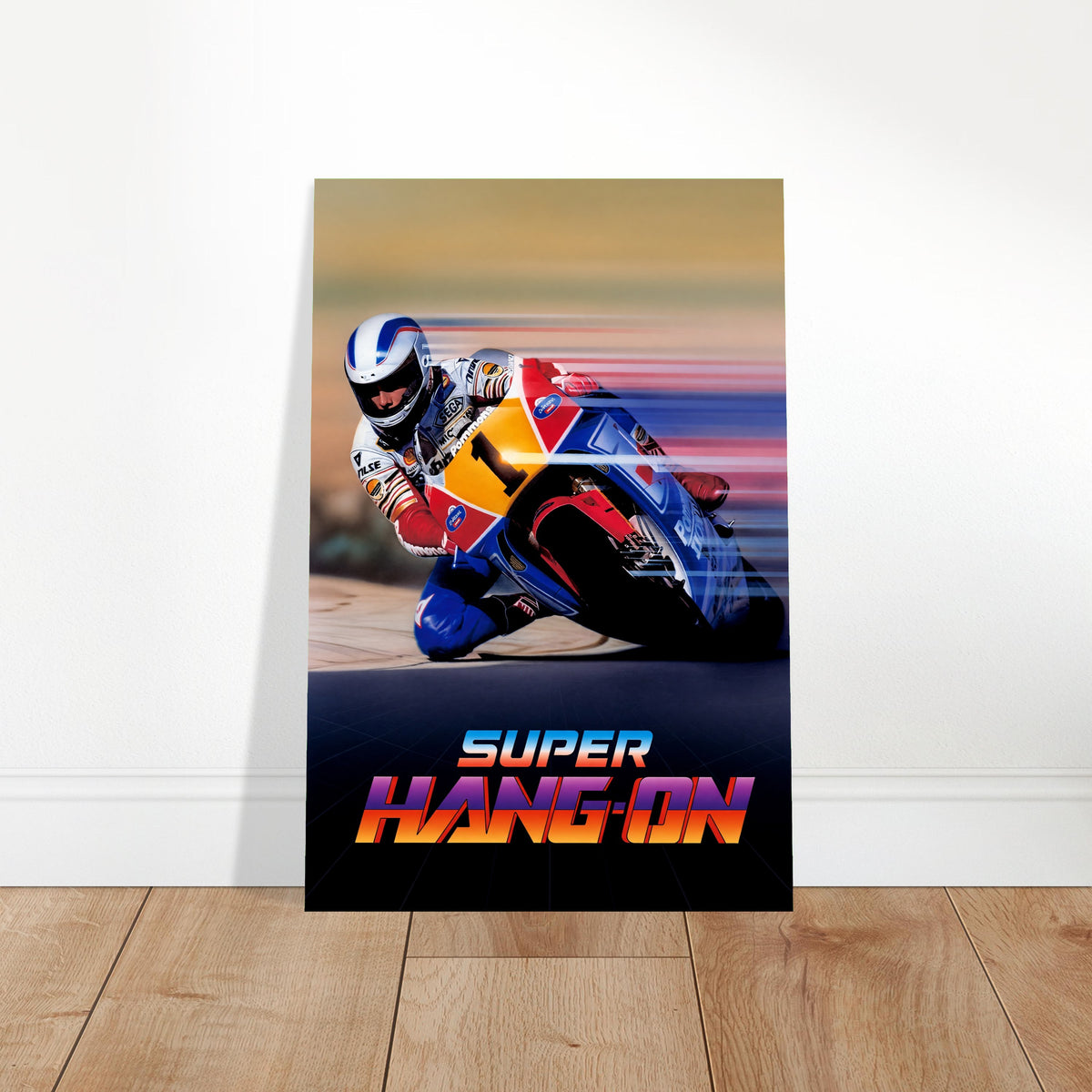 Super Hang-On Motorcycle Racing Poster – Retro Arcade Game Art Wall Art Decor 2