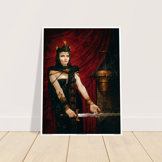 Ghoul Queen by Gerald Brom (1997) - Fantasy Art Poster 2